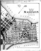 Madison City - West - Right, Dane County 1890